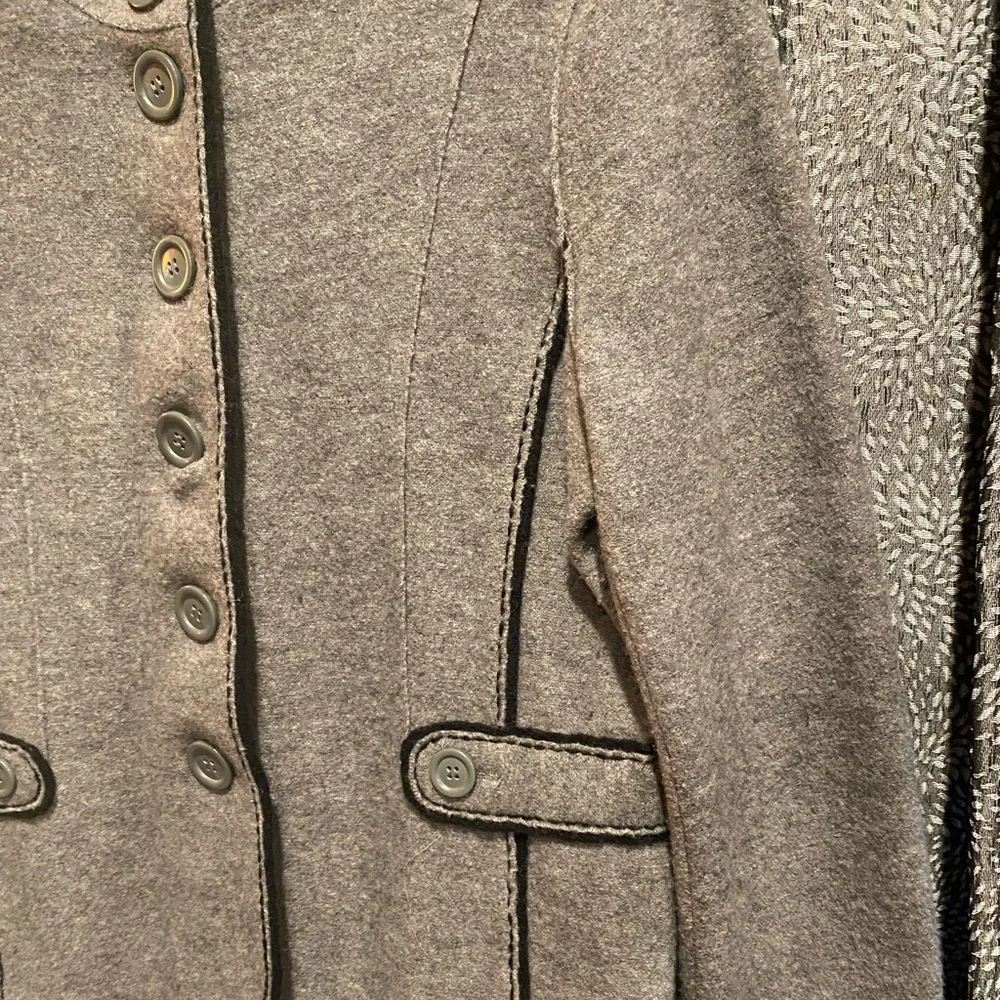 TALBOTS Vintage 100% Merino Wool Jacket - Picture 4 of 5